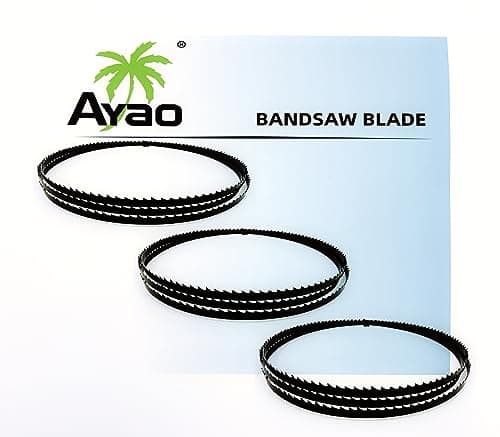 Image of AYAO Ground Teeth 1790mm Bandsaw Blades Assortment (3.5mm, 6.5mm, 9.5mm wide), 3PK