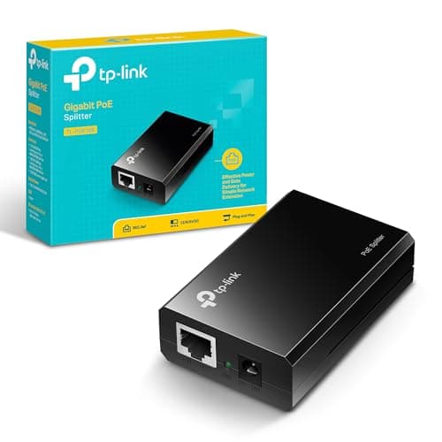 Image of TP-Link TL-PoE10r Gigabite PoE Splitter, only compatible with IEEE 802.3af devices, not compatible with 802.3at