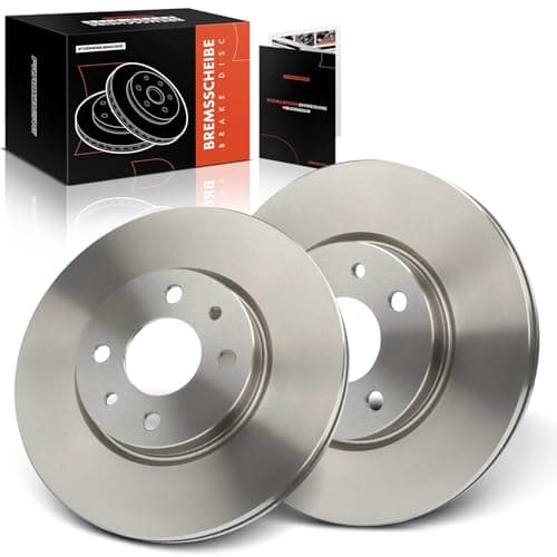 Image of Frankberg Brake Disc Set incl. 2x Discs Front Vented Ø257mm Compatible with 500 312 Idea 350 Dedra SW 835 mito 955 Bravo II 198 Replace# 46401356