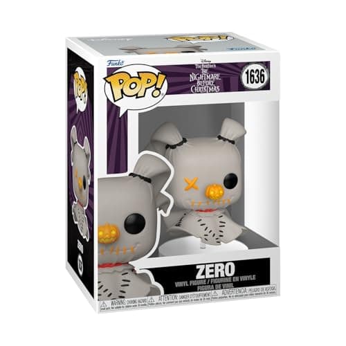 Image of Funko Pop! Disney: Patchwork - Zero - The Nightmare Before Christmas - Collectable Vinyl Figure - Gift Idea - Official Merchandise - Toys for Kids & Adults - Cartoon Fans