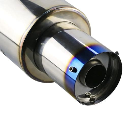 Image of SIMICASE Rear Muffler Universal car exhaust DB-killer sound control 76mm 89mm 102mm 114mm stainless steel muffler silencer reduce noise Car tailpipe Car Exhaust Tail(SL 76)