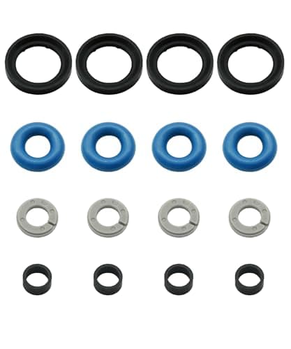Image of 4 Sets 35310-2GGA1 Fuel Injector Seal Repair Kit Fits for Hyundai Sonata 2015-2017 Sorento 2.4L 2016-2018,Replace 35310-2GGA0 353102GGA0