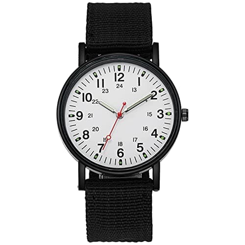 Image of Dial Quartz Sleek Men's Watch Watch Fashion Leather with Strap Men's Watch Fancy Watches (E, One Size)
