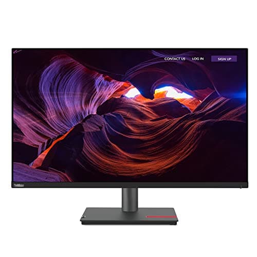 Image of Lenovo ThinkVision P32p-30 31.5" 4K 3840 x 2160 350 cd/m² Ultra HD IPS 60Hz 4ms HDMI DP 1000:1 USB-C Monitor - Raven Black - 63D1RAT1UK-AG