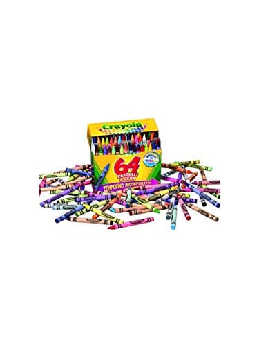 Image of CRAYOLA 64 Wax Crayons, Assorted Patterns/Colours, Pack of 1