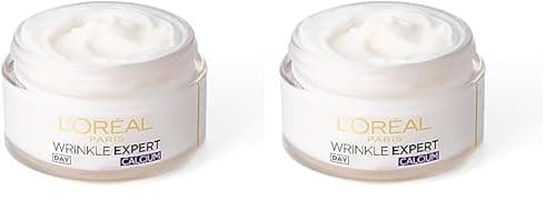 Image of L’Oréal Paris Wrinkle Expert Anti-Wrinkle 55+ Day Cream, Reduces Wrinkle Appearance, Firms Skin and Redefines Contours, Calcium, 50ml (Pack of 2)
