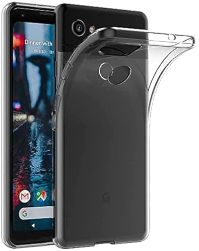 Image of MaiJin Case for Google Pixel 2 XL (6 inch) Soft TPU Rubber Gel Bumper Transparent Back Cover