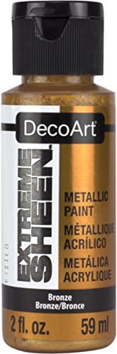 Image of DecoArt Americana Extreme Sheen Jar of Paint, Acrylic, Bronze, 3.5 x 3.5 x 10 cm