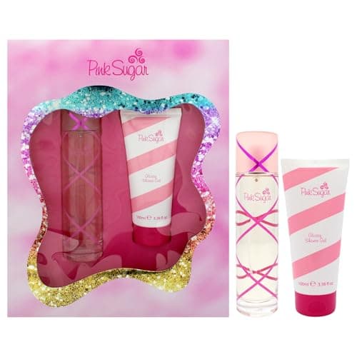 Image of Pink Sugar by Aquolina for Women - 2 Pc Gift Set 3.4oz EDT Spray, 3.4oz Glossy Shower Gel