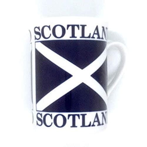 Image of Scottish Flag Mug Cup Ceramic Tea Coffee Scotland Saltire Souvenir Gift