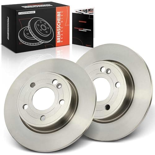 Image of Frankberg Brake Disc Set incl. 2x Discs Rear Solid Ø276mm Compatible with A-Class W177 B-Class W247 A-Class Saloon V177 CLA C118 Replace# 2474230112