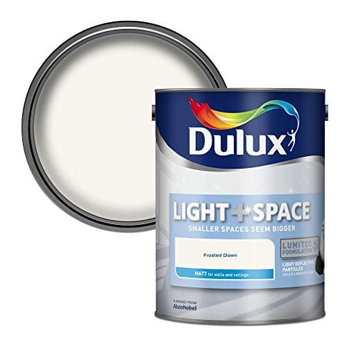 Image of Dulux Light and Space Matt Emulsion Paint, Frosted Dawn, 5 Liters