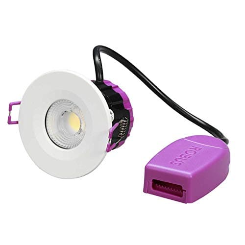 Image of ROBUS ULTIMUM 7W IP65 Fire Rated Downlight, 4000k, White Trim