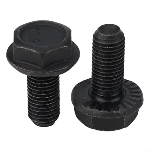 Image of Entgoinggo 2 Pcs, For Bike Crank Bolts M8 X 18Mm, For Square Taper Bottom Bracket Iron Black Crank Arm Fixing Screws, For Cycling, For Components And Parts Replacement