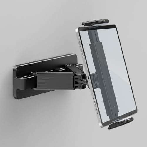 Image of aceyoon Wall Mount for Tablets, Mobile Phones And Devices from 4.7-12.9in,360° Rotatable Kitchen Wall Mount Extendable & Swivelling Tablet Mount for Ipad, Ideal for TheBedroom