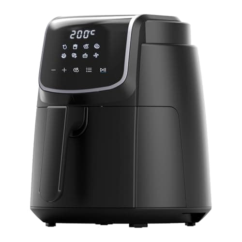 Image of Midea Air Fryer 4L, Oil-Free Airfryer 1500W, 8 Pre-Programmed Cooking Modes, 35-200°C, Baking, Roasting, Grilling, Defrosting, Shake Alarm, 60-Minute Timer, Dishwasher Safe