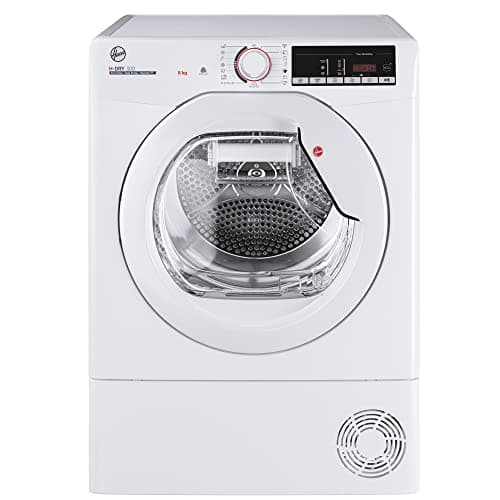 Image of Hoover HLE H8A2TE-S Heat Pump Dryer / 8 kg/Smart Operation with NFC Technology/AquaVision Condensation Water Tank with Optical Fill Indicator Directly in Porthole/Symbol Panel