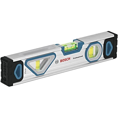 Image of Bosch Professional 25 cm spirit level with magnet system (all-round readability, aluminium housing, robust end caps) – Amazon exclusive