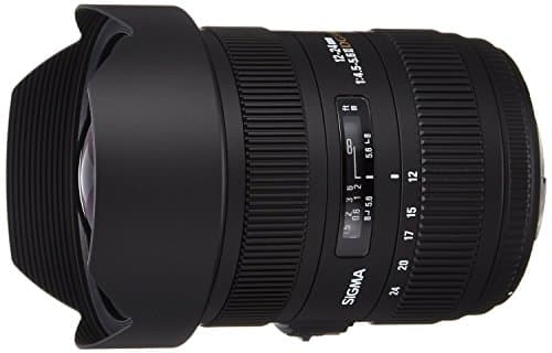 Image of Sigma 12-24 f/4.5-5.6 MKII DG HSM Lens for Nikon-Black