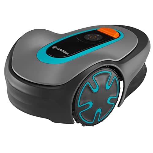 Image of Gardena Robotic Mower SILENO minimo 250 m²: Intelligent lawn mower with excellent connectivity, programmable with the Gardena Bluetooth® app, version with UK plug(15201-28)