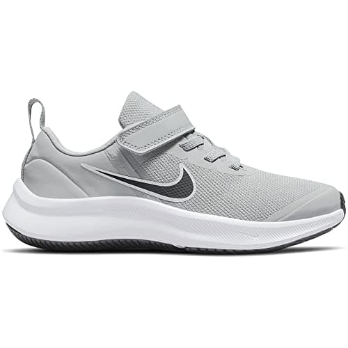Image of NIKE Star Runner 3 (PSV), Gymnastics Shoe, LT Smoke Grey/Black-Smoke Grey-White,