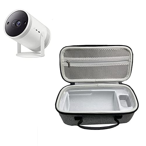 Image of Projector Case for Samsung The Freestyle for Anker Nebula Capsule 3 Laser 1080p, Multifunctional Portable Zipper Travel Storage Bag for Projector
