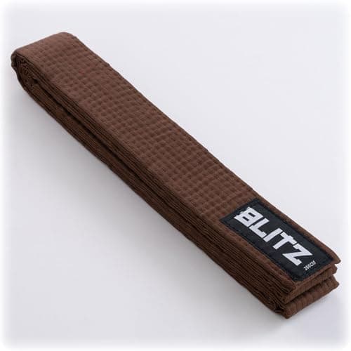 Image of Blitz Plain Coloured Belt - Brown - 240cm