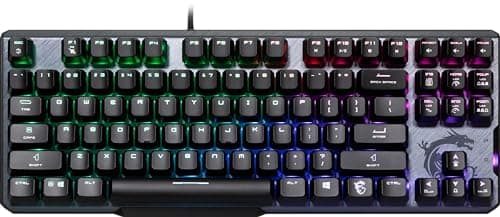 Image of MSI Vigor GK50 Elite TKL LR US Mechanical RGB Gaming Keyboard with Kahil Blue Switches