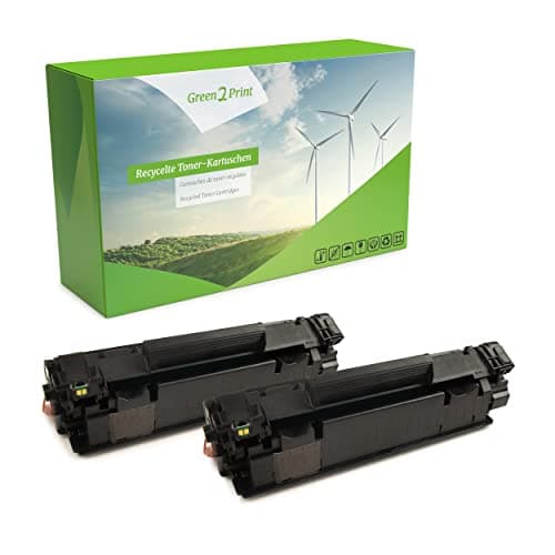 Image of Green2Print Toner Twinpack 2 cartridges 2x 1500 pages replaces HP CB435A, 35A Toner cartridge for HP LaserJet P1005, P1006