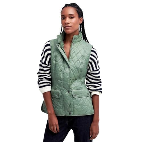Image of Barbour Women's Otterburn Gilet, Bayleaf, Bayleaf, 18