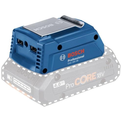 Image of Bosch Professional 18V System Charger GAA 18V-48 (Compact USB Charging Adapter, with 2X 2.4 A Charging Current)