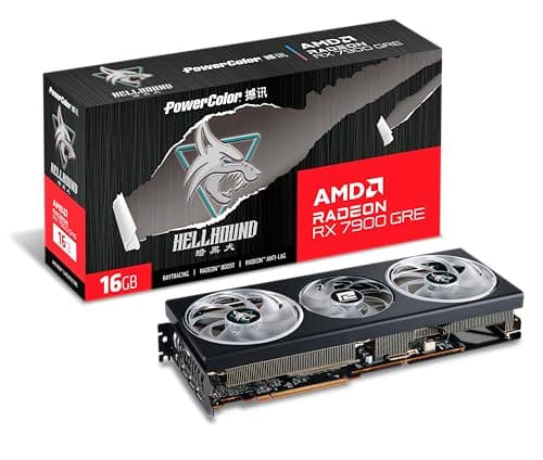 Image of Powercolor Radeon RX 7900 GRE Hellhound OC (16GB GDDR6/PCI Express 4.0/2366MHz/18000MHz)