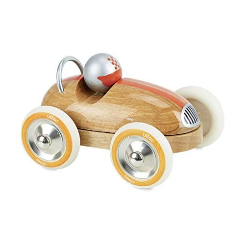 Image of Vilac - Vintage Roadster, Natural Children's Toy, 13 cm, Solid Wood Toy Car, Hand-Crafted Play Vehicle, Unisex, Made in France