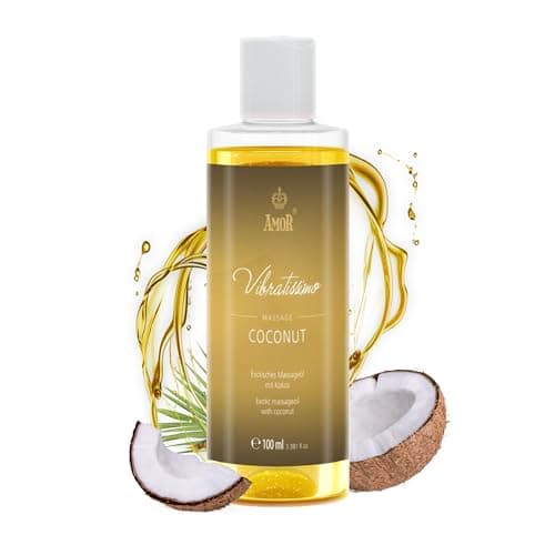 Image of Vibratissimo “Coconut” - Exotic Massage Oil with Coconut, Love Oil, Erotic Oil, 100 ml