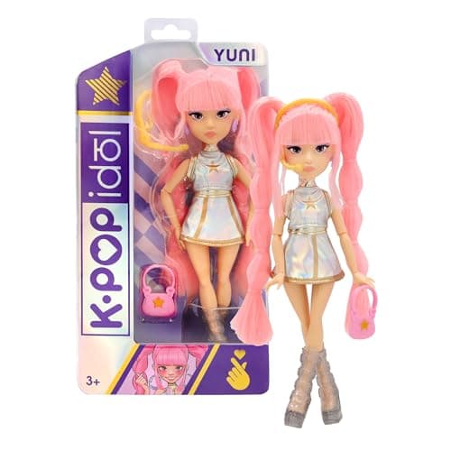 Image of K-Pop Fashion Doll Yuni – Pop Star Dress Up Doll with Accessories, Music Idol Toy for Kids, Collectible Fashion Doll Gift for Girls