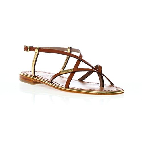 Image of Les Tropéziennes par M. Belarbi Women's Monaco Sling Back Sandals, Brown (Tan/or), 7 UK