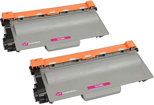 Image of 2 Compatible TN3380 Laser Toner Cartridges for Brother DCP-8110DN DCP-8250DN HL-5440D HL-5450D HL-5450DN HL-5450DNT HL-5470DW HL-5480DW HL-6180DW MFC-8510DN MFC-8520DN MFC-8950DW | 8,000 Pages