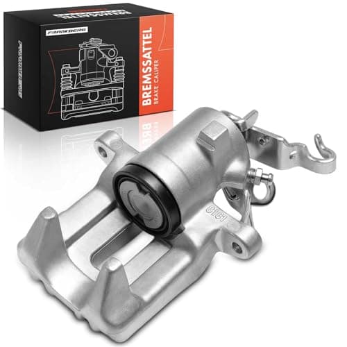 Image of Frankberg Brake Caliper Disc Brake Rear Right Aluminium Compatible with Golf Plus Golf V Golf VI A3 O.c.t.a.v.i.a II Leon Altea Altea XL Toledo III Yeti Beetle Replace# 1K0615424J