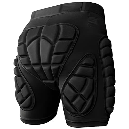 Image of Cienfy 3D Hip Protection Eva Butt Pads Protective Padded Shorts Crash Pad Impact Gear for Skiing Skating Snowboarding Skateboarding (X-Large)