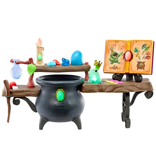 Image of Little Tikes Magic Workshop Tabletop Playset - Features 20 Enchanting Reactions, 50+ Lights & Sounds, 6 Potion Recipes - Includes Fun Accessories - Batteries Required - Great Gift for Kids Ages 3+