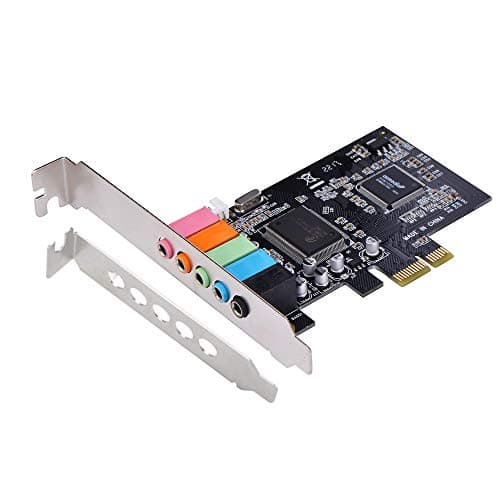 Image of Optimal Shop PCIe Sound Card for PC Windows,5.1 Internal Sound Card with Low Profile Bracket, 3D Stereo PCI-e Audio Card,CMI8738 Chip 32/64 Bit for Windows 7/8/10