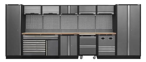 Image of Modular Storage System Combo - Pressed Wood Worktop