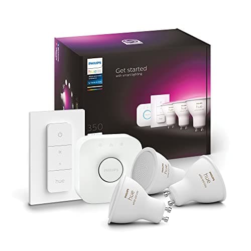 Image of Philips Hue - Starterkit 3xGU10 & Bridge - White & Color Ambiance