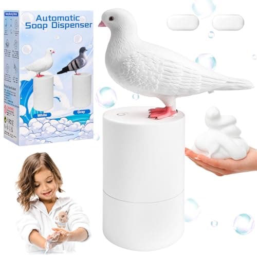 Image of Automatic Soap Dispenser Touchless, Hand Soap Dispenser, 300ML Automatic Foam Soap Dispenser, IPX5 Waterproof, Hands-Free Foaming Soap Dispenser, Soap Dispenser for Kitchen and Bathroom