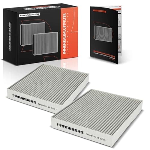 Image of Frankberg 2x Cabin Air Filters Compatible with Focus IV HN 1.0L-2.3L 2018-2024 Kug.a III DFK 1.5L-2.5L 2019-2024 Mondeo V Hatchback CE 1.0L-2.0L 2014-2024 Replace# LAK1155