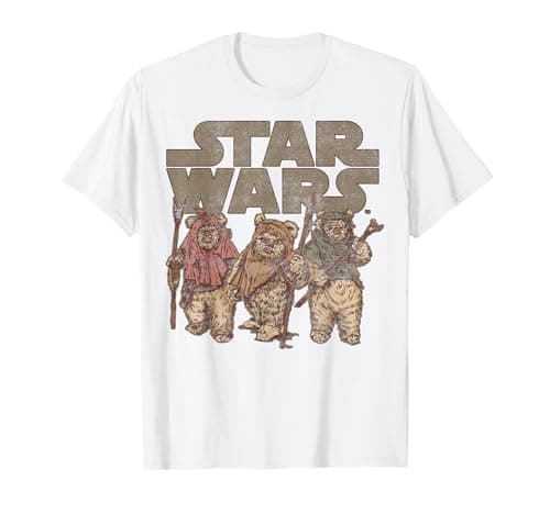 Image of Star Wars Ewok Group Shot Logo T-Shirt