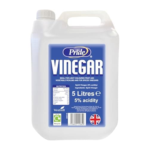 Image of White Vinegar 5L | Food Grade | Baking, Pickling, Marinating | UK Made | (Pack of 1) 5 Litres