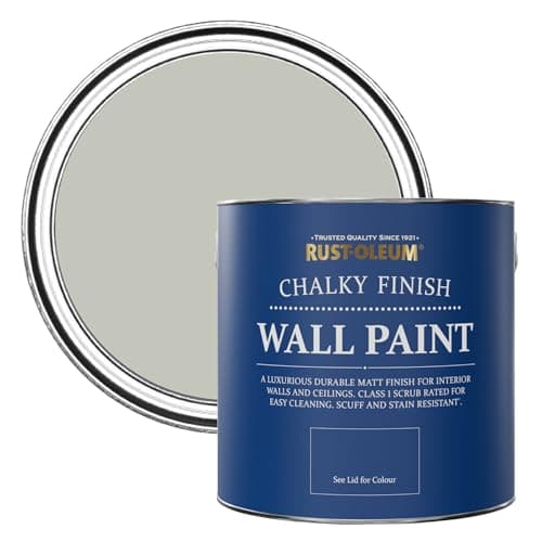 Image of Rust-Oleum Grey Matt Emulsion Wall Paint - Tyne Fog 2.5L