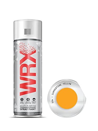 Image of WRX Spray Paint - Summertime Yellow - 400 ml Quality Brilliant Colours Perfect Finish Brilliant All Purpose Interior/Exterior, Art, Crafts, Auto, Home Furniture, Garden, Radiator Paint 400ml
