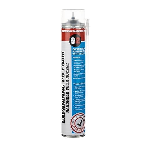 Image of STICK2 Expanding Foam 750ml with Nozzle | One Component Polyurethane Foam for Mounting, Sealing & Insulation | High Expansion Gap Filler (Single Can)